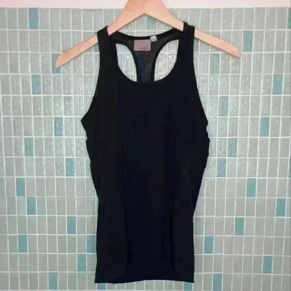 Athleta Active Gym Yoga Racer back Tank Top Black - Picture 8 of 13